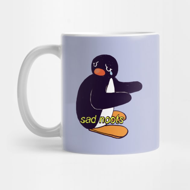 sad noot penguin meme / pingu by mudwizard